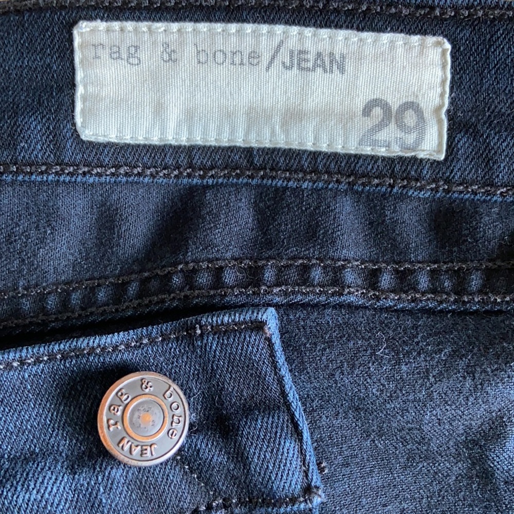 Rag & Bone Mid-Rise Skinny Cropped Ankle Jean, 29 - Picture 9 of 10